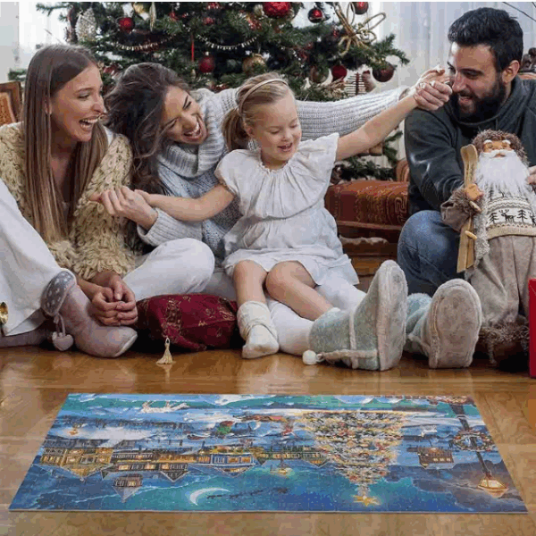 1000-Piece Christmas and Thanksgiving Holiday Jigsaw Puzzle