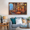 Christmas Tree and Fireplace Jigsaw Puzzle – 1000 Pieces Holiday Puzzle for Adults
