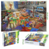 Naughty Doggies Jigsaw Puzzle – 1000 Piece Funny Dog Puzzle for Adults and Teens