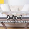 Foldable Jigsaw Puzzle Table with Cover and 6 Drawers for Adults & Kids