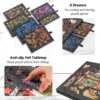 Foldable Jigsaw Puzzle Table with Cover and 6 Drawers for Adults & Kids