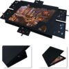 Foldable Jigsaw Puzzle Table with Cover and 6 Drawers for Adults & Kids